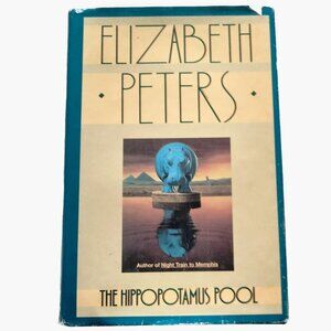 The Hippopotamus Pool Elizabeth Peters 1996 Hardcover Book Hardcover Dust Jacket